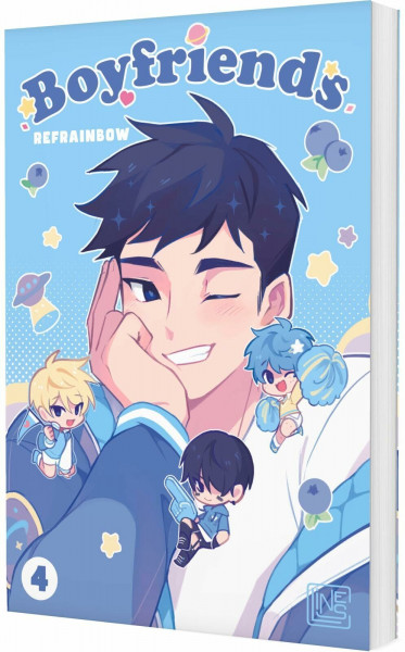 Boyfriends 4: Queerer Romcom-Manhwa über eine polyamore Viererbeziehung am College – limitierte Auflage mit süßem Stickerbogen