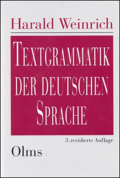 Textgrammatik der deutschen Sprache