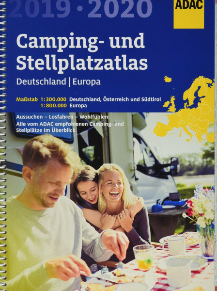 ADAC Camping- und Stellplatzatlas Deutschland/Europa 2019/2020 (ADAC Atlanten)