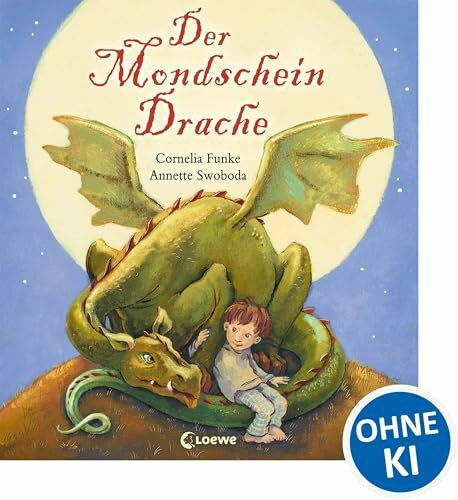 Der Mondscheindrache: Bilderbuch zum Vorlesen mit farbigen Illustrationen für Kinder ab 4 Jahre