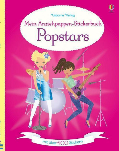 Mein Anziehpuppen-Stickerbuch: Popstars