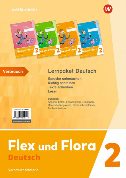 Flex und Flora - Ausgabe 2021: Lernpaket Deutsch 2 (Druckschrift) Verbrauchsmaterial
