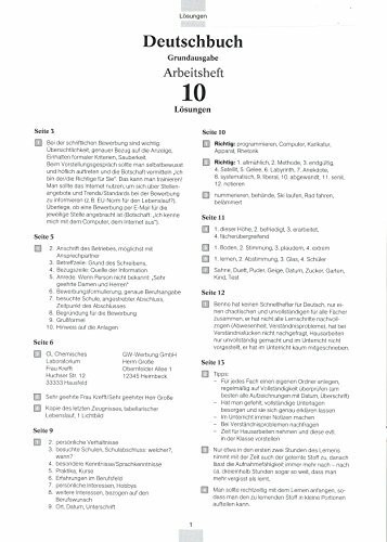 Deutschbuch - Grundausgabe: Arbeitsheft, neue Rechtschreibung, 10. Schuljahr