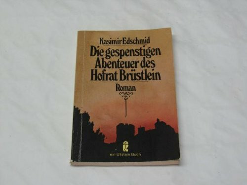 Die gespenstigen Abenteuer des Hofrat Brüstlein. Roman.