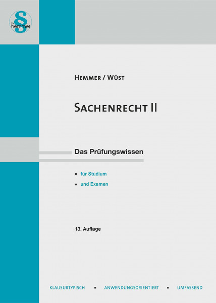 14020 - Skript Sachenrecht II: Das Prüfungswissen für Studium und Examen (Skripten - Zivilrecht)