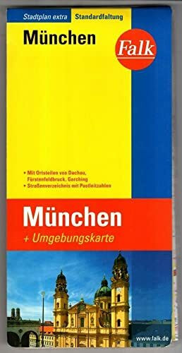 Falk Stadtplan Extra Standardfaltung München