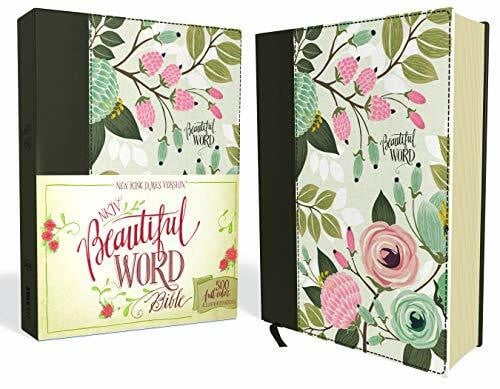 NKJV, Beautiful Word Bible, Cloth over Board, Multi-color Floral, Red Letter Edition: 500 Full-Color Illustrated Verses