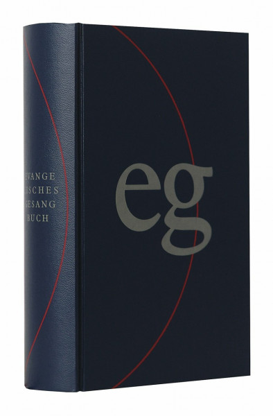 Evangelisches Gesangbuch. Kunstleder blau.