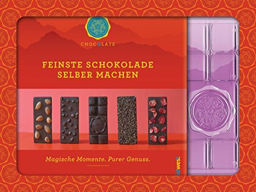 Feinste Schokolade selber machen: Magische Momente. Purer Genuss. Mit einer Form zum Gießen von drei ChocQlate-Schokoladentafeln