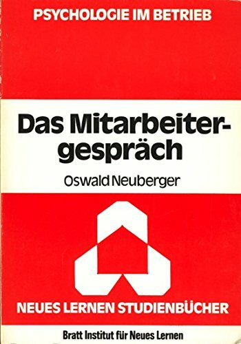 Das Mitarbeitergespräch. Persönlicher Informationsaustausch im Betrieb