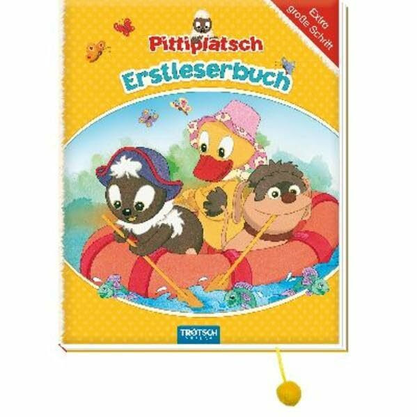 Pittiplatsch Erstleserbuch mit Bommellesezeichen: Mit extra großer Schrift, Schnatti, Schnatterinchen, Moppi, Unser Sandmännchen, Sandmann, Sandmännchen, Bilderbuch, Geschichtenbuch, Kinderbuch
