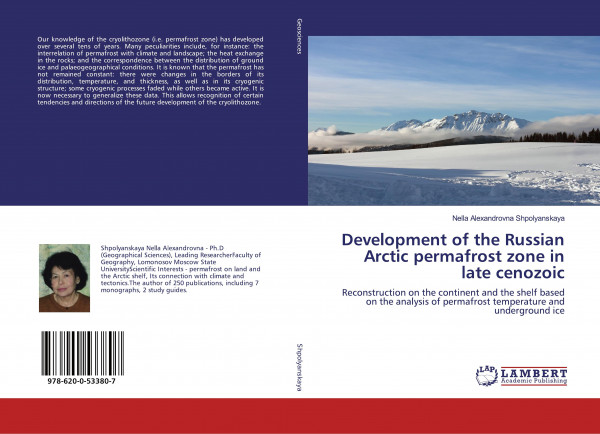 Development of the Russian Arctic permafrost zone in late cenozoic