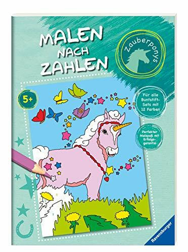 Malen nach Zahlen: Zauberponys: Für alle Buntstift-Sets mit 12 Farben. Perfekter Malspaß mit Erfolgsgarantie