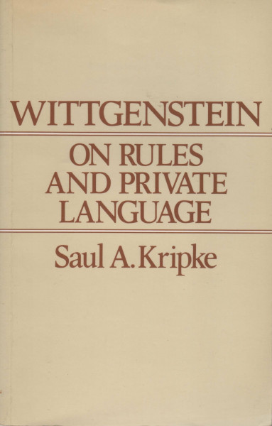 Wittgenstein on Rules and Private Language: An Elementary Exposition