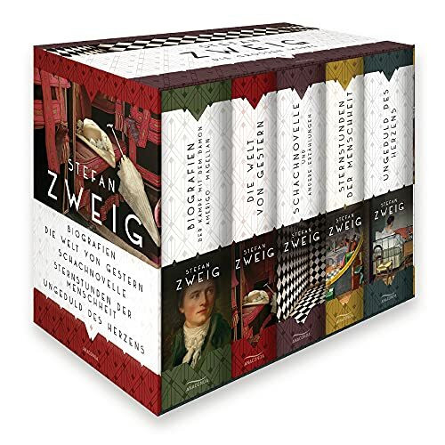 Stefan Zweig, Die großen Werke (Biografien: Der Kampf mit dem Dämön/Amerigo/Magellan - Die Welt von gestern - Schachnovelle und andere Erzählungen - ... Der Kampf mit dem Dämon. Magellan. Amerigo