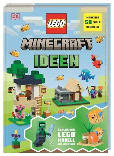 LEGO® Minecraft® Ideen: Mehr als 50 coole Bauideen. Exklusives LEGO Modell mit Minifigur. Für Kinder ab 6 Jahren