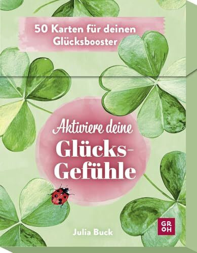 Inspirationskarten: Aktiviere deine Glücksgefühle: 50 Karten für deinen Glücksbooster | Alltagstaugliche Übungen zum Boostern deiner Glückshormone