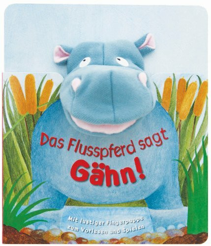 Fingerpuppe Flusspferd