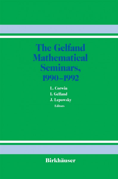 The Gelfand Mathematical Seminars, 1990–1992