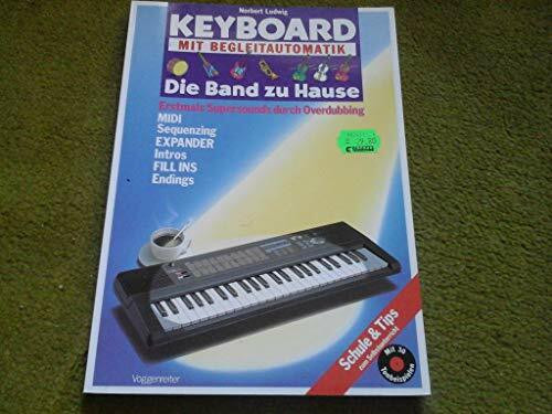 Keyboard mit Begleitautomatik. Die Band zu Hause