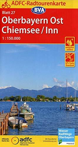 ADFC-Radtourenkarte 27 Oberbayern Ost / Chiemsee / Inn 1:150.000, reiß- und wetterfest, GPS-Tracks Download (ADFC-Radtourenkarte 1:150.000)