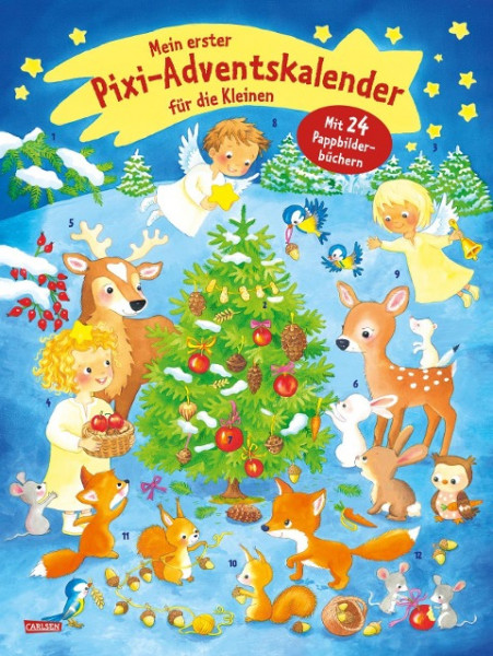 Mein erster Pixi-Adventskalender für die Kleinen - mit 24 Pappbilderbüchern - 2022