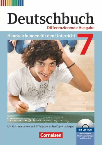 Deutschbuch|Sprach- und Lesebuch|Zu allen differenzierenden Ausgaben 2011|7. Schuljahr|NULL|NULL|Handreichungen für den Unterricht, Kopiervorlagen und CD-ROM|NULL