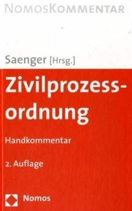 Zivilprozessordnung: Handkommentar