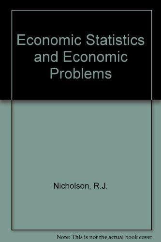 Economic Statistics and Economic Problems