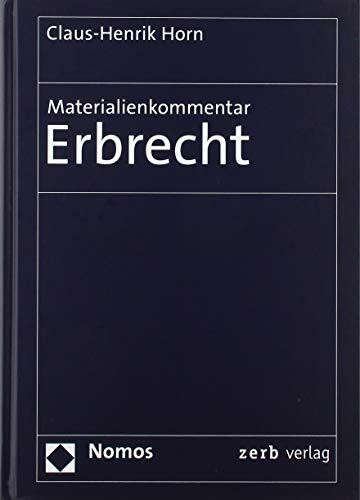 Materialienkommentar Erbrecht