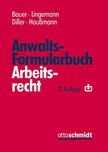 Anwalts-Formularbuch Arbeitsrecht