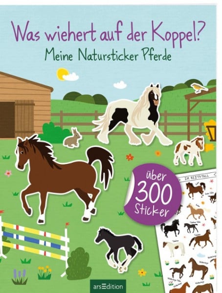 Was wiehert auf der Koppel? - Meine Natursticker Pferde