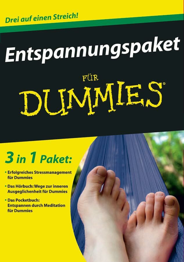 Wiley-Vch Verlag GmbH & Co. KGaA Mein Entspannungspaket Für Dummies, Erfolgreiches Stressmanagement Für Dummies; Entspannen Dur...