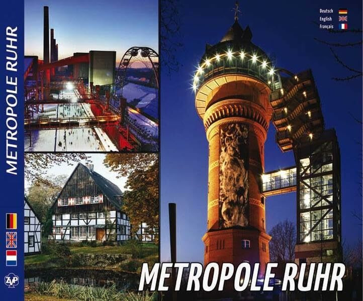 Ziethen-Panorama Verlag Ruhrgebiet - Metropole Ruhr - Texte In D/E/F, Kulturhauptstadt Europas. Dtsch.-Engl.-Französ.