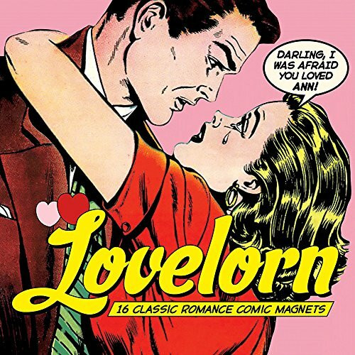 Lovelorn: 16 Classic Romance Comic Magnets - Includes 16 Refrigerator Magnets
