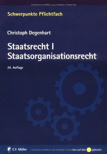 Staatsrecht I. Staatsorganisationsrecht Staatsrecht I. Staatsorganisationsrecht
