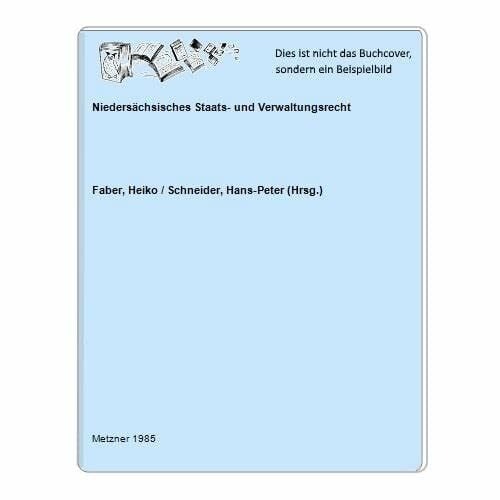 Niedersächsisches Staats- und Verwaltungsrecht.