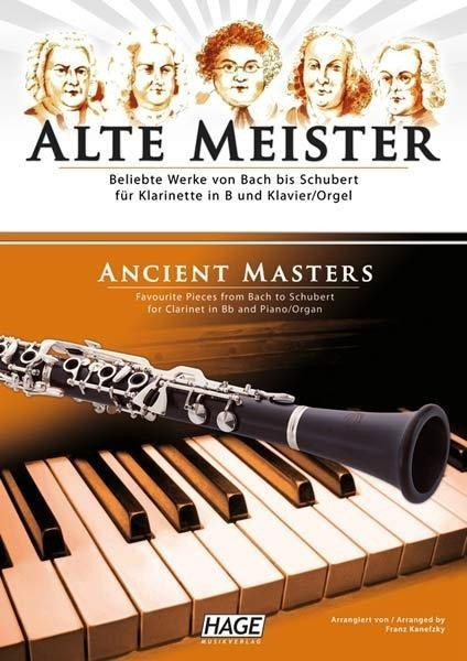 Alte Meister für Klarinette in B und Klavier / Orgel