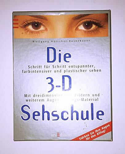Die 3-D-Sehschule: Schritt für Schritt entspannter, farbintensiver und plastischer sehen. Schnur mit 16 Holzperlen, farbtherapeutische Augenstärkungstafel, 8 magische Bilder