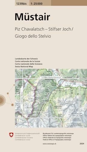 1239bis Müstair: Piz Chavalatsch - Stilfser Joch/Giogo dello Stelvio (Landeskarte 1:25 000)