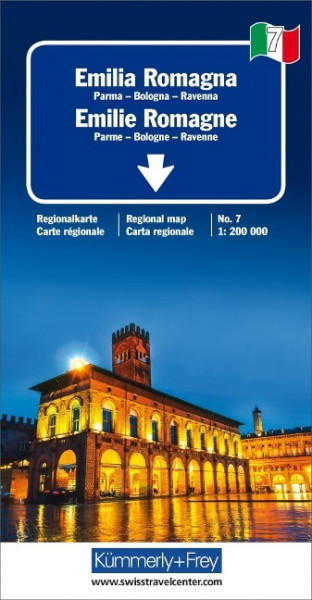 KuF Italien Regionalkarte 07. Emilia Romagna 1 : 200 000