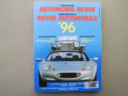 Katalog der Automobil-Revue 1996