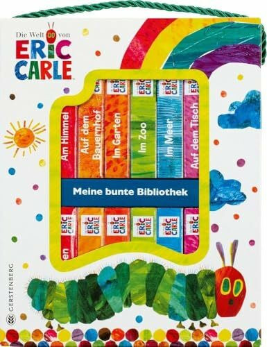 Die kleine Raupe Nimmersatt - Meine bunte Bibliothek: 12 Pappbilderbücher in einer Box