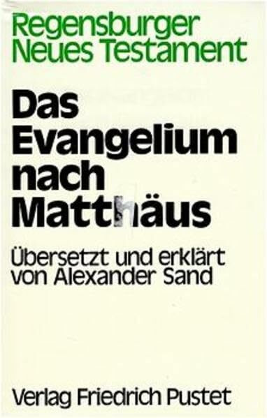 Regensburger Neues Testament, Ln, Das Evangelium nach Matthäus