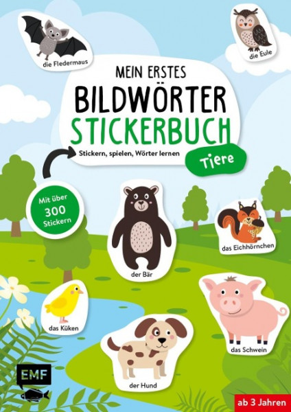 Mein erstes Bildwörter-Stickerbuch - Tiere