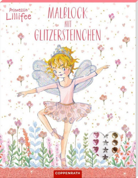 Prinzessin Lillifee: Malblock mit Glitzersteinchen