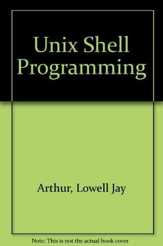 Unix Shell Programming