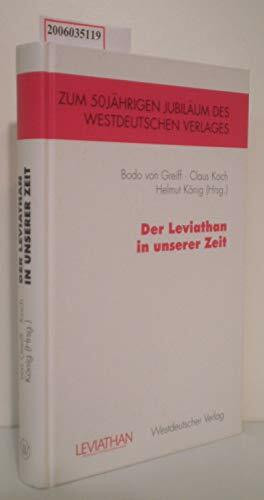 Der Leviathan in unserer Zeit: Der Leviathan im Westdeutschen Verlag