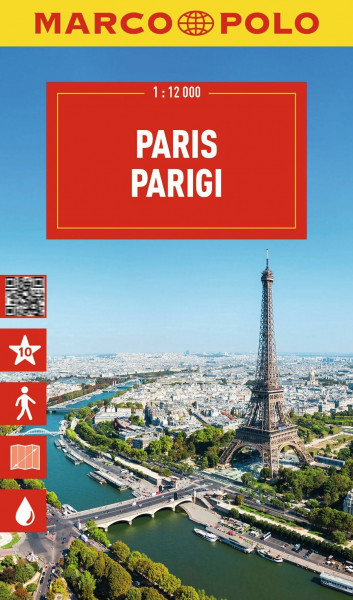 MARCO POLO Cityplan Paris 1:12.000: Pocket size,detailed map of Paris