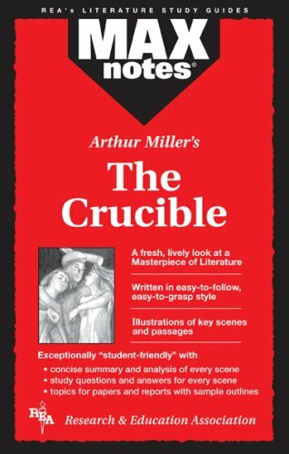 Arthur Miller's the Crucible: Max Notes (Maxnotes Series)